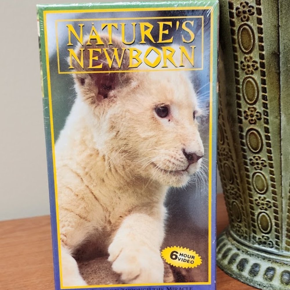 Nature's Newborn VHS 1995  NEW SEALED NEVER OPENED VHS TAPE